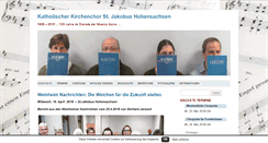 Desktop Screenshot of chor-stjakobus-hohensachsen.de